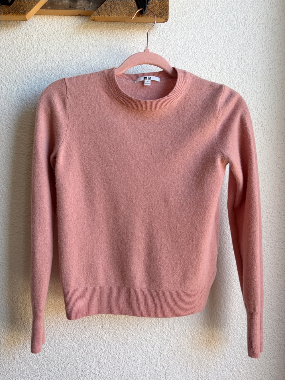 Uniqlo Dusty Pink Cashmere Sweater XS